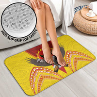 American Samoa Fautasi Race Bathroom Set Pago Pago-Aeto Samoan Tattoo and Eagle LT03 - Polynesian Pride