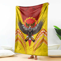 American Samoa Fautasi Race Blanket Pago Pago-Aeto Samoan Tattoo and Eagle LT03 - Polynesian Pride