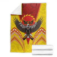 American Samoa Fautasi Race Blanket Pago Pago-Aeto Samoan Tattoo and Eagle LT03 - Polynesian Pride