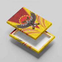 American Samoa Fautasi Race Canvas Wall Art Pago Pago-Aeto Samoan Tattoo and Eagle LT03 - Polynesian Pride