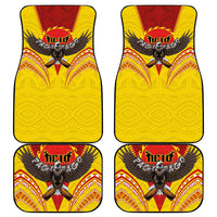 American Samoa Fautasi Race Car Mats Pago Pago-Aeto Samoan Tattoo and Eagle LT03 - Polynesian Pride