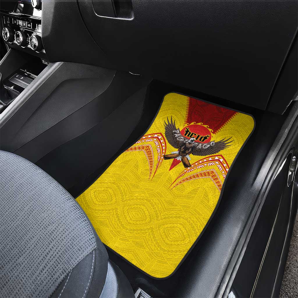 American Samoa Fautasi Race Car Mats Pago Pago-Aeto Samoan Tattoo and Eagle LT03 - Polynesian Pride