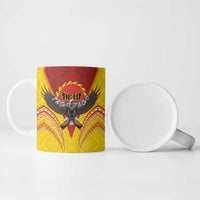 American Samoa Fautasi Race Ceramic Mug Pago Pago-Aeto Samoan Tattoo and Eagle LT03 - Polynesian Pride