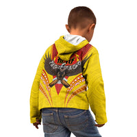American Samoa Fautasi Race Kid Hoodie Pago Pago-Aeto Samoan Tattoo and Eagle LT03 - Polynesian Pride