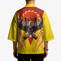 American Samoa Fautasi Race Kimono Pago Pago-Aeto Samoan Tattoo and Eagle LT03 - Polynesian Pride