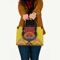 American Samoa Fautasi Race Leather Bag Pago Pago-Aeto Samoan Tattoo and Eagle LT03 - Polynesian Pride