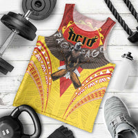 American Samoa Fautasi Race Men Tank Top Pago Pago-Aeto Samoan Tattoo and Eagle LT03 - Polynesian Pride