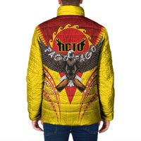 American Samoa Fautasi Race Padded Jacket Pago Pago-Aeto Samoan Tattoo and Eagle LT03 - Polynesian Pride