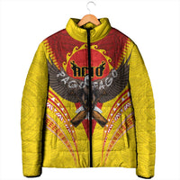 American Samoa Fautasi Race Padded Jacket Pago Pago-Aeto Samoan Tattoo and Eagle LT03 - Polynesian Pride