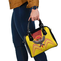 American Samoa Fautasi Race Shoulder Handbag Pago Pago-Aeto Samoan Tattoo and Eagle LT03 - Polynesian Pride