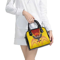 American Samoa Fautasi Race Shoulder Handbag Pago Pago-Aeto Samoan Tattoo and Eagle LT03 - Polynesian Pride
