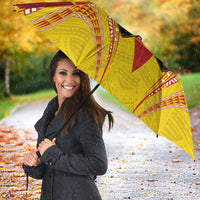 American Samoa Fautasi Race Umbrella Pago Pago-Aeto Samoan Tattoo and Eagle LT03 - Polynesian Pride
