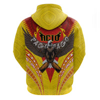 American Samoa Fautasi Race Zip Hoodie Pago Pago-Aeto Samoan Tattoo and Eagle LT03 - Polynesian Pride