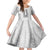 Philippines Polynesian Jasmine Pattern Family Matching Tank Maxi Dress and Hawaiian Shirt With Barong Tagalog White Style