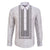 Philippines Polynesian Jasmine Pattern Family Matching Tank Maxi Dress and Hawaiian Shirt With Barong Tagalog White Style