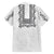 Philippines Polynesian Floral Pattern Family Matching Tank Maxi Dress and Hawaiian Shirt With Barong Tagalog White Style