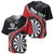 Personalised New Zealand Darts Baseball Jersey Koru Tribal Tattoo and Silver Fern Maori Pattern Red Color