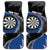 Personalised New Zealand Darts Car Mats Koru Tribal Tattoo and Silver Fern Maori Pattern Blue Color