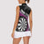 Personalised New Zealand Darts Women Sleeveless Polo Shirt Koru Tribal Tattoo and Silver Fern Maori Pattern Pink Color