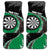 Personalised New Zealand Darts Car Mats Koru Tribal Tattoo and Silver Fern Maori Pattern Green Color