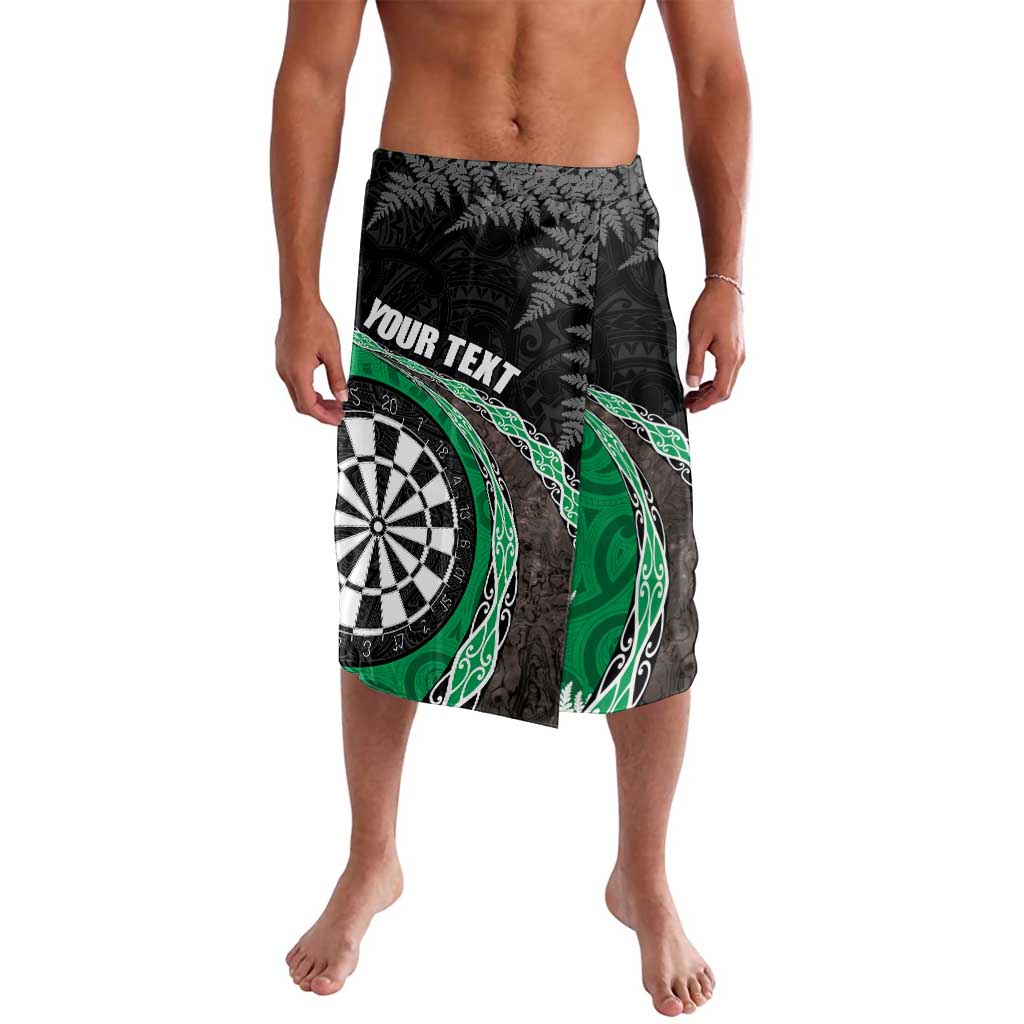 Personalised New Zealand Darts Lavalava Koru Tribal Tattoo and Silver Fern Maori Pattern Green Color LT03 Green - Polynesian Pride