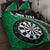 Personalised New Zealand Darts Quilt Bed Set Koru Tribal Tattoo and Silver Fern Maori Pattern Green Color