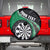 Personalised New Zealand Darts Spare Tire Cover Koru Tribal Tattoo and Silver Fern Maori Pattern Green Color