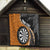 Personalised New Zealand Darts Quilt Koru Tribal Tattoo and Silver Fern Maori Pattern Orange Color