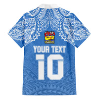 Custom Hela Wigmen Rugby Kid Hawaiian Shirt Papua New Guinea Polynesian Tattoo LT03 - Polynesian Pride