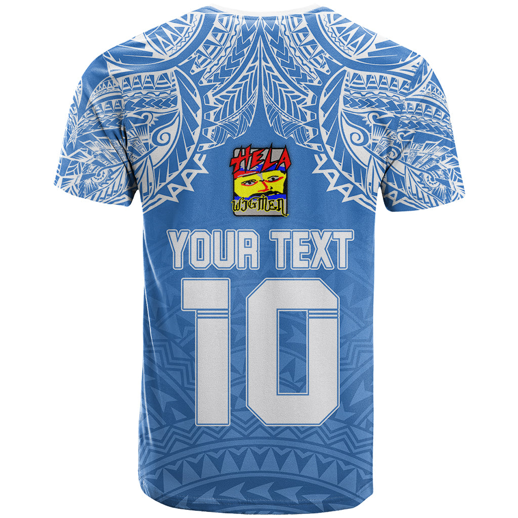 Custom Hela Wigmen Rugby T Shirt Papua New Guinea Polynesian Tattoo LT03 - Polynesian Pride