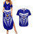 Custom Kimbe Cutters Rugby Couples Matching Summer Maxi Dress and Hawaiian Shirt Papua New Guinea Polynesian Tattoo Blue Version LT03 Blue - Polynesian Pride