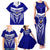 Custom Kimbe Cutters Rugby Family Matching Tank Maxi Dress and Hawaiian Shirt Papua New Guinea Polynesian Tattoo Blue Version LT03 - Polynesian Pride