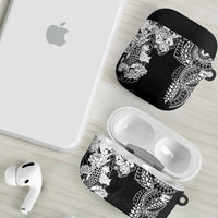 Japanese Irezumi and Hawaiian Polynesian Art Tattoo AirPods Case Black Color LT03 - Polynesian Pride