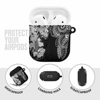 Japanese Irezumi and Hawaiian Polynesian Art Tattoo AirPods Case Black Color LT03 - Polynesian Pride
