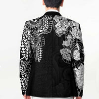 Japanese Irezumi and Hawaiian Polynesian Art Tattoo Blazer Black Color LT03 - Polynesian Pride