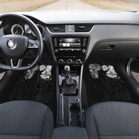 Japanese Irezumi and Hawaiian Polynesian Art Tattoo Car Mats Black Color - Polynesian Pride