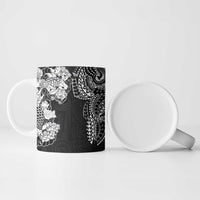 Japanese Irezumi and Hawaiian Polynesian Art Tattoo Ceramic Mug Black Color LT03 - Polynesian Pride