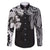 Japanese Irezumi and Hawaiian Polynesian Art Tattoo Family Matching Puletasi and Hawaiian Shirt Black Color - Polynesian Pride