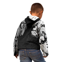 Japanese Irezumi and Hawaiian Polynesian Art Tattoo Kid Hoodie Black Color - Polynesian Pride
