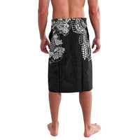 Japanese Irezumi and Hawaiian Polynesian Art Tattoo Lavalava Black Color - Polynesian Pride
