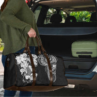 Japanese Irezumi and Hawaiian Polynesian Art Tattoo Travel Bag Black Color - Polynesian Pride