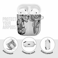 Japanese Irezumi and Hawaiian Polynesian Art Tattoo AirPods Case White Color LT03 - Polynesian Pride