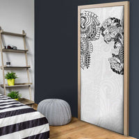 Japanese Irezumi and Hawaiian Polynesian Art Tattoo Door Cover White Color - Polynesian Pride