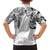 Japanese Irezumi and Hawaiian Polynesian Art Tattoo Family Matching Puletasi and Hawaiian Shirt White Color - Polynesian Pride