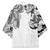 Japanese Irezumi and Hawaiian Polynesian Art Tattoo Kimono White Color - Polynesian Pride