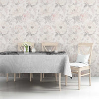Japanese Irezumi and Hawaiian Polynesian Art Tattoo Tablecloth White Color LT03 - Polynesian Pride