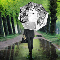 Japanese Irezumi and Hawaiian Polynesian Art Tattoo Umbrella White Color - Polynesian Pride