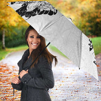 Japanese Irezumi and Hawaiian Polynesian Art Tattoo Umbrella White Color - Polynesian Pride