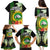 Hawaii Kaimuki High School Family Matching Puletasi Dress and Hawaiian Shirt Tribal Kakau Pattern Mix Hibiscus Flower LT03 - Polynesian Pride