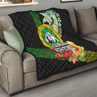 Hawaii Kaimuki High School Quilt Tribal Kakau Pattern Mix Hibiscus Flower LT03 - Polynesian Pride